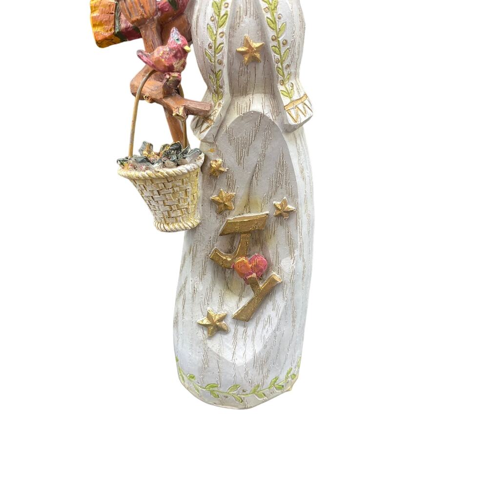 White Wash Snowman Figurine Tall snowman - Picture 3 of 6
